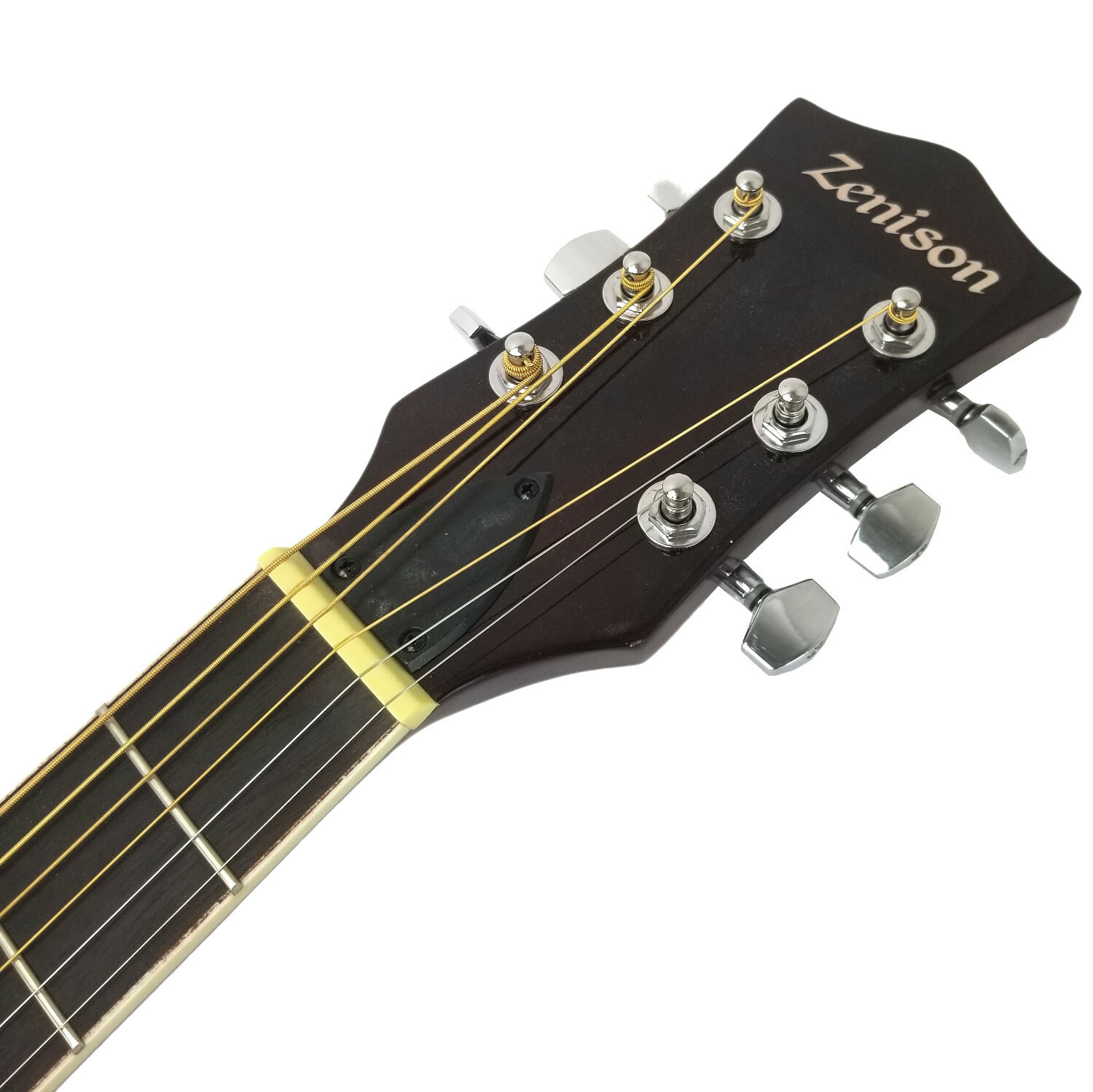 Zenison Steel Pan Acoustic Electric Resonator Guitar Single Cutaway Sunburst