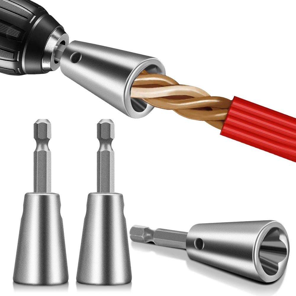 BURMONG 3Pcs 2026 Wire wire twisting tool for drill, Silver Twister