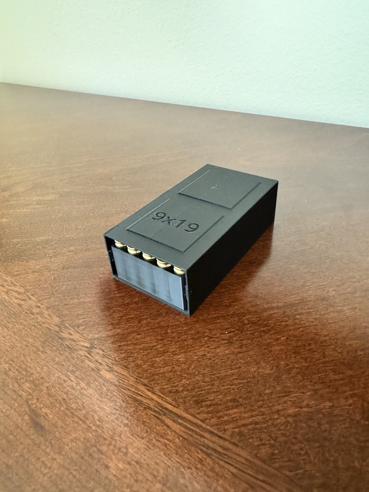 9mm Ammo Box 50rd Capacity 2 Pack