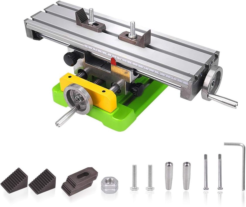 Compact Aluminum Multifunctional Milling Worktable for Precision Drilling Tasks