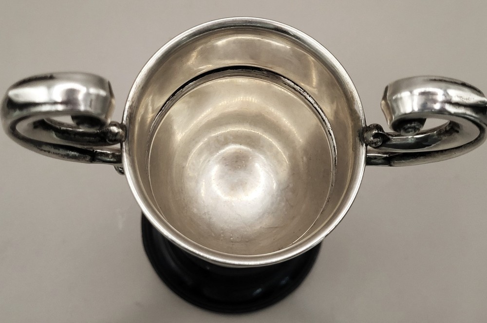 Solid Silver Antique Trophy Cup 43.9g, Hallmarked, Birmingham 1936. Refxdeod.