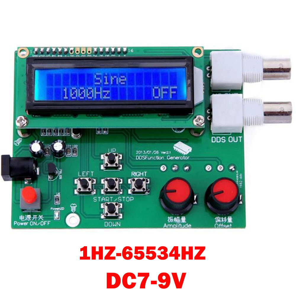 1pc For DDS Function Signal Generator Module Sine Square Sawtooth Triangle Wave