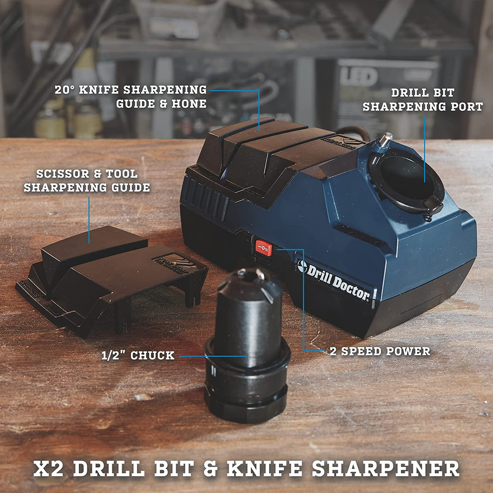 HIGH SPEED Drill Bit Sharpener Scissor Knife Axe Electric Sharpening Machine