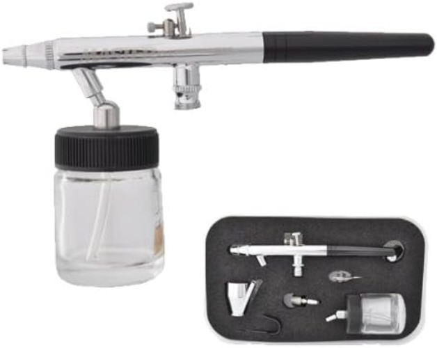 Master Performance Multi-Purpose Precision Dual-Action Siphon Feed Airbrush w...