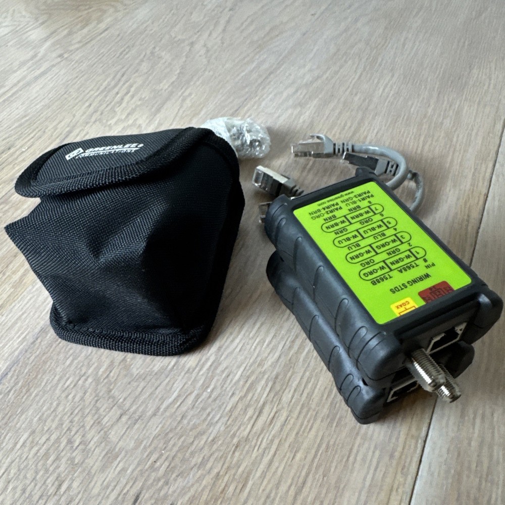 Network and AV Cable Tester Type Network CA For Greenlee Communications