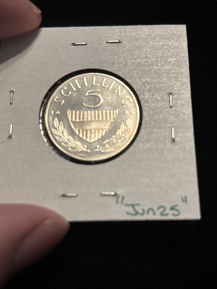 1964 Austria 5 Schilling Proof Silver “jun25”