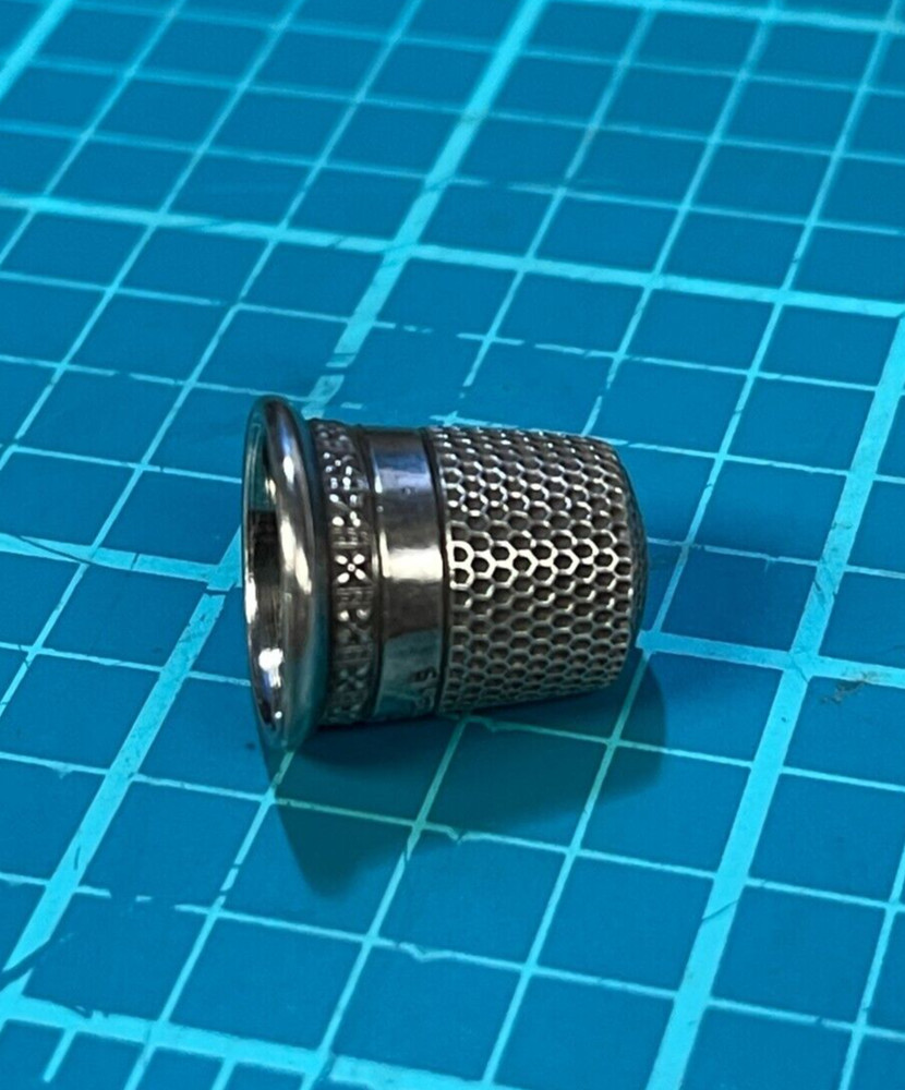 Vintage Sterling Silver Thimble