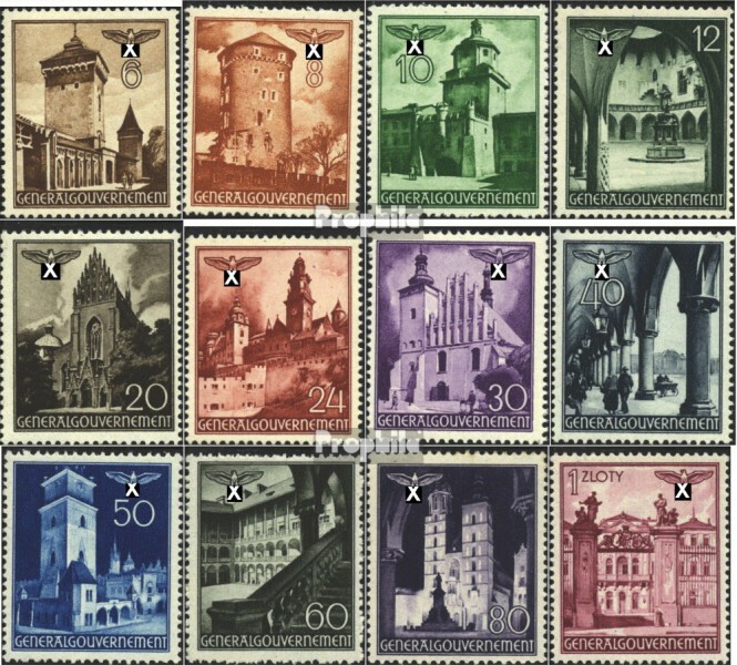 General 40-51 (complete issue) used 1940 Structures