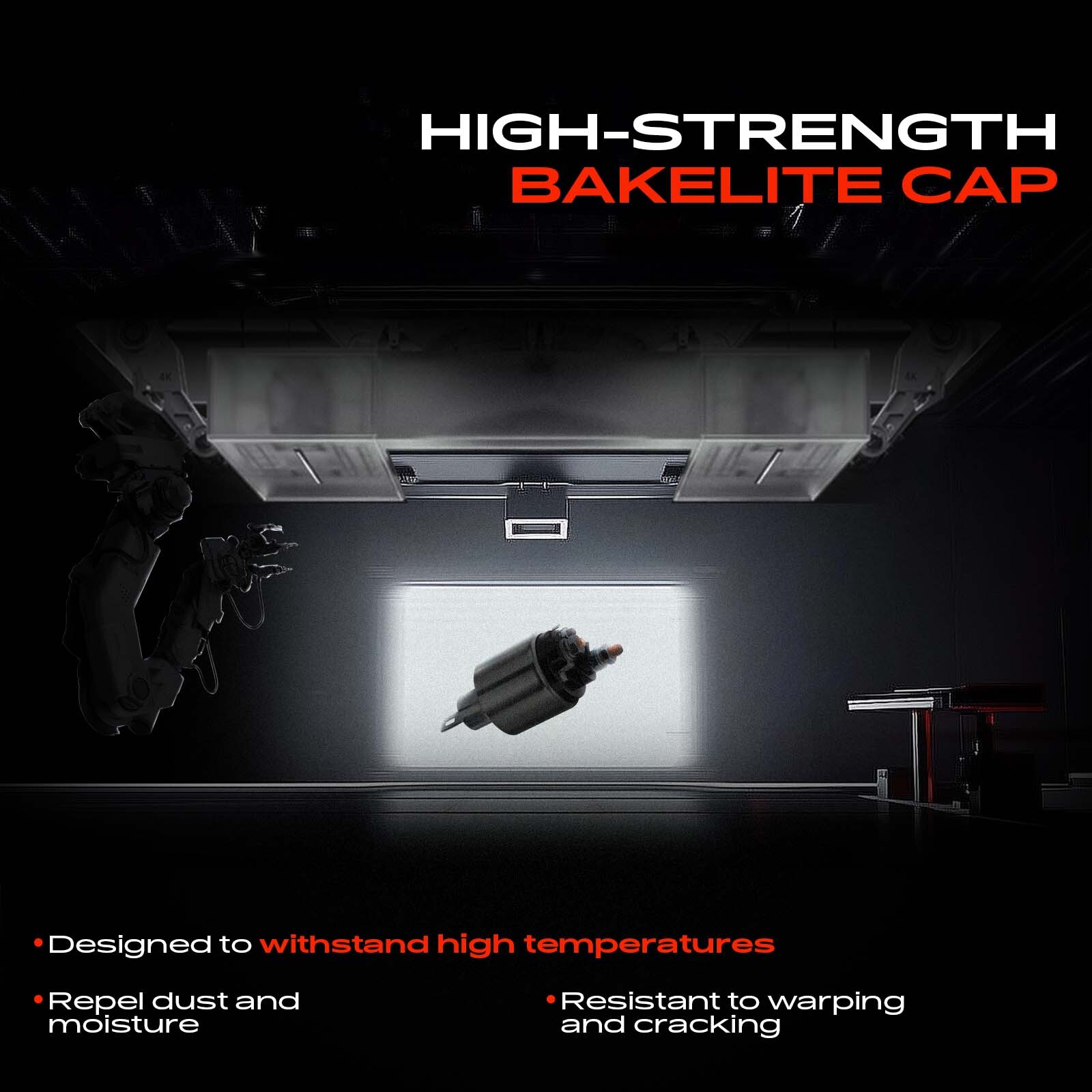 12V Starter Solenoid Switch for Toyota Corolla Yaris 2006-2018 Pontiac 1.8L 1.5L