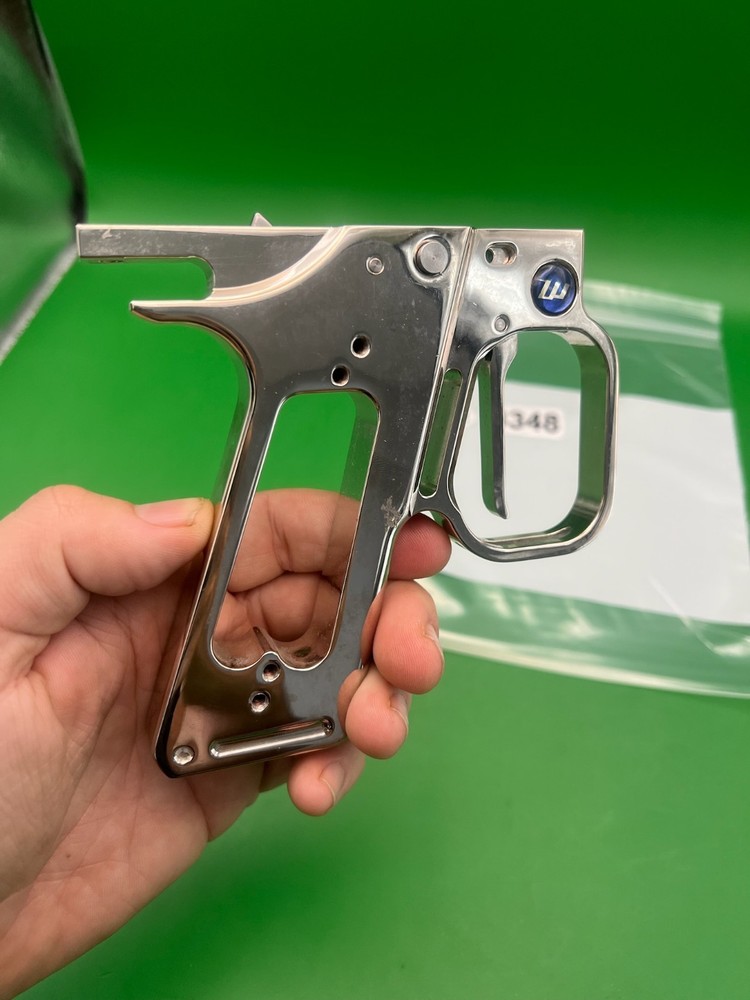 WGP Autococker Hinge Paintball Marker Frame - Silver