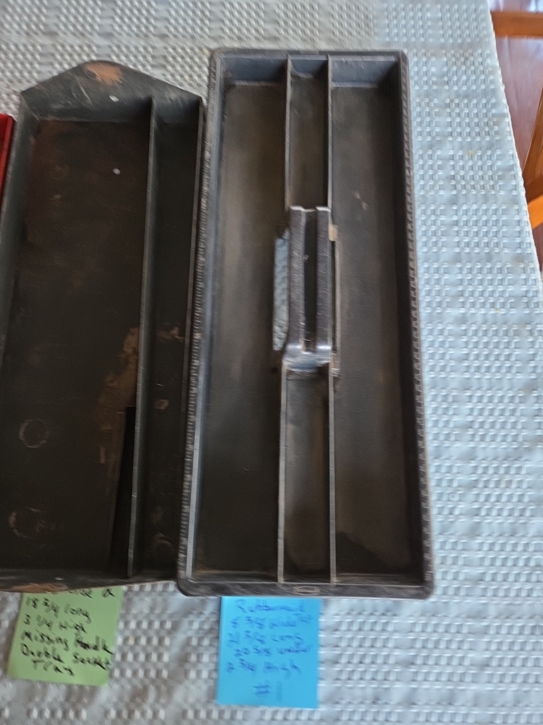 Pick 1 Craftsman Only Tray 16" 17” 18" 20" metal pull out USA Red Gray Tool Box