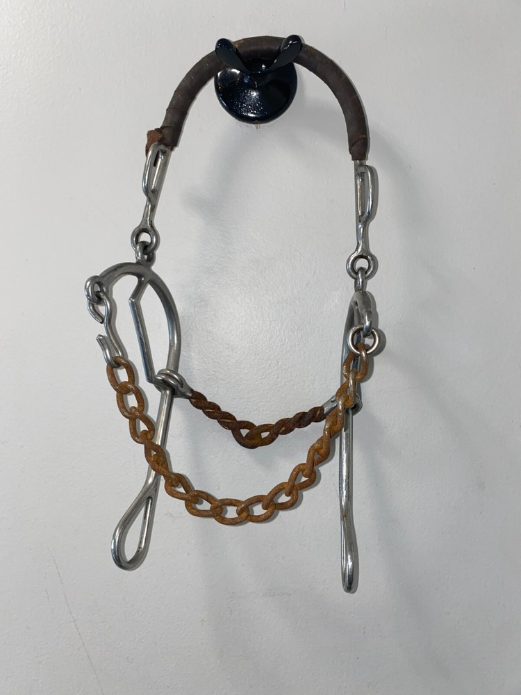 5'' PARTRADE COMBO WESTERN BIT LEATHER WRAPPED NOSE