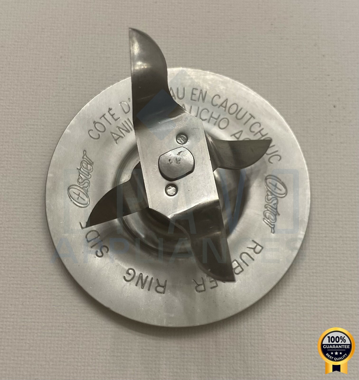 Genuine Oster Blender Stainless Steel Blade 4961 with one Gasket Sealing Ring