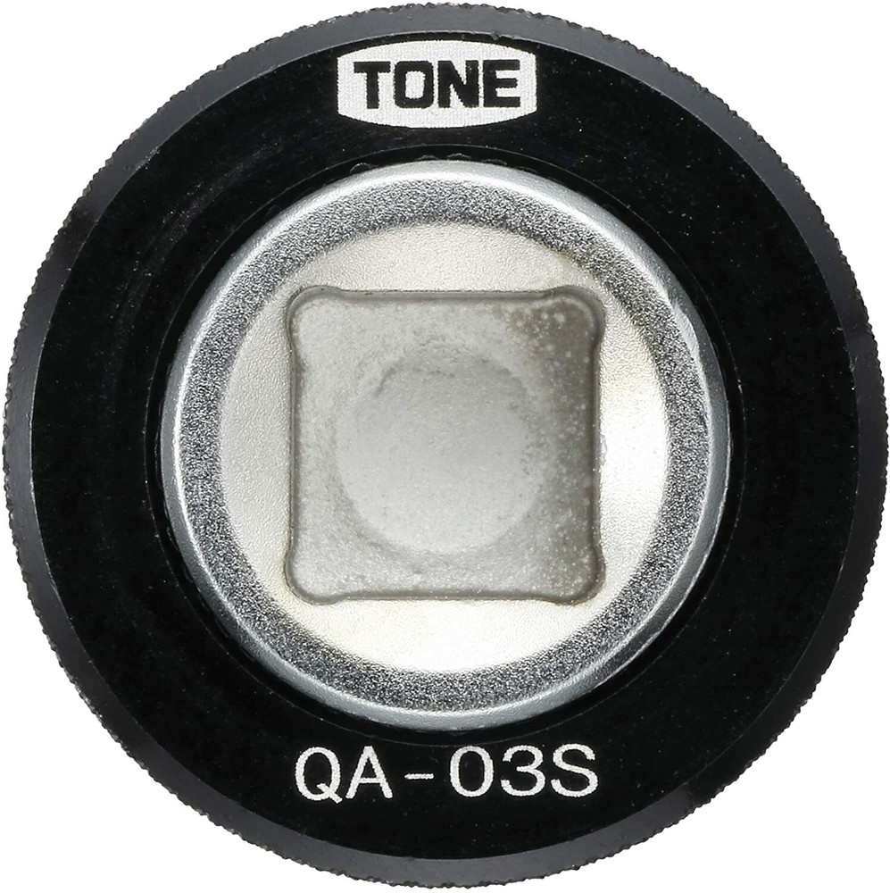 TONE 3/8" Drive Compact Quick Adaptor Black Plug Angle QA-03S JAPAN