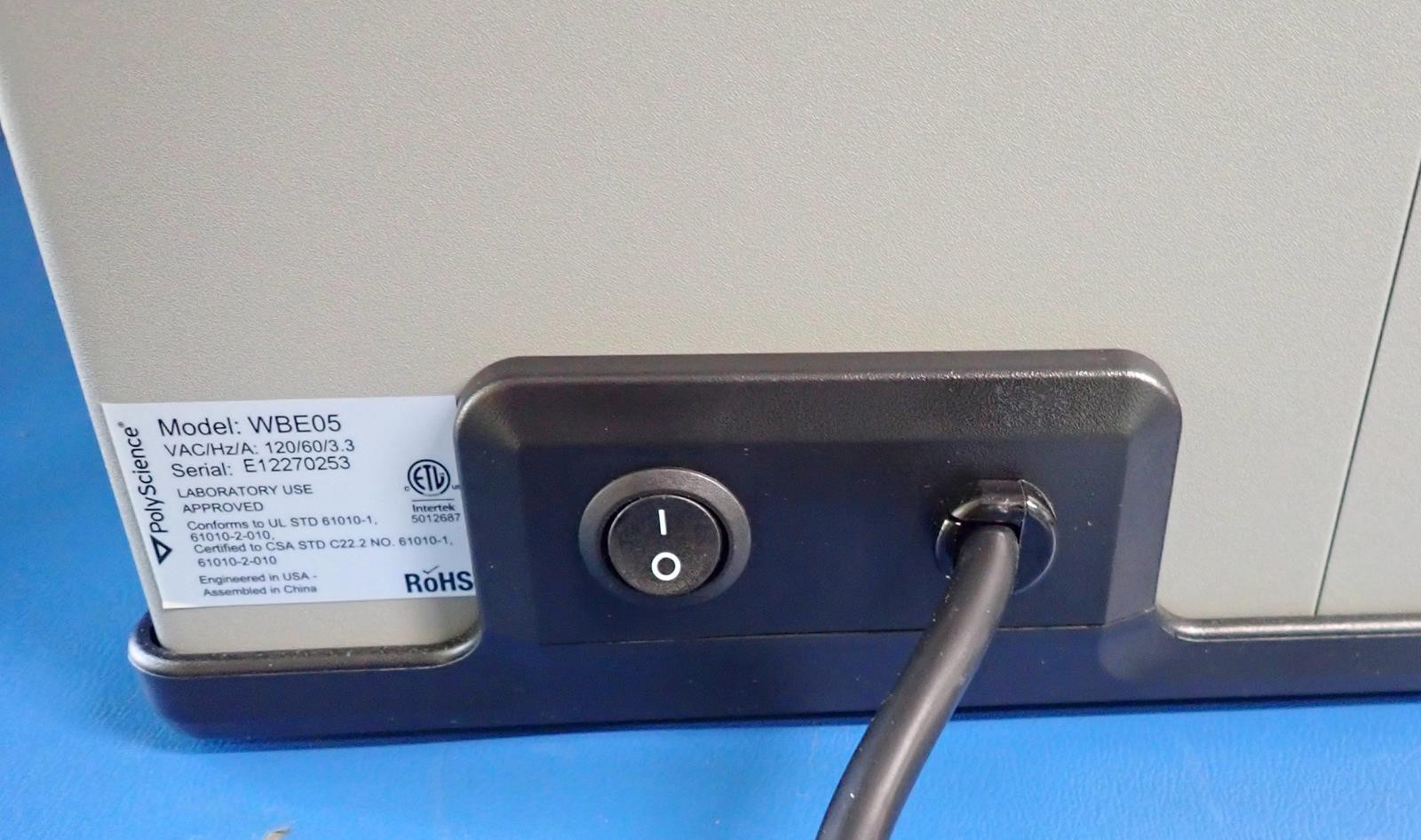 POLYSCIENCE WBE05 5L General Purpose Water Bath w/ Lid, AC Power Cord