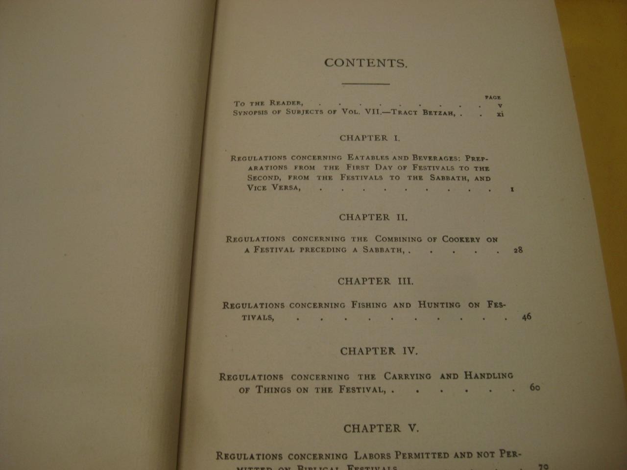 1918 RODKINSON - TALMUD Translated to English Volume VII tractate Betzah, Succah