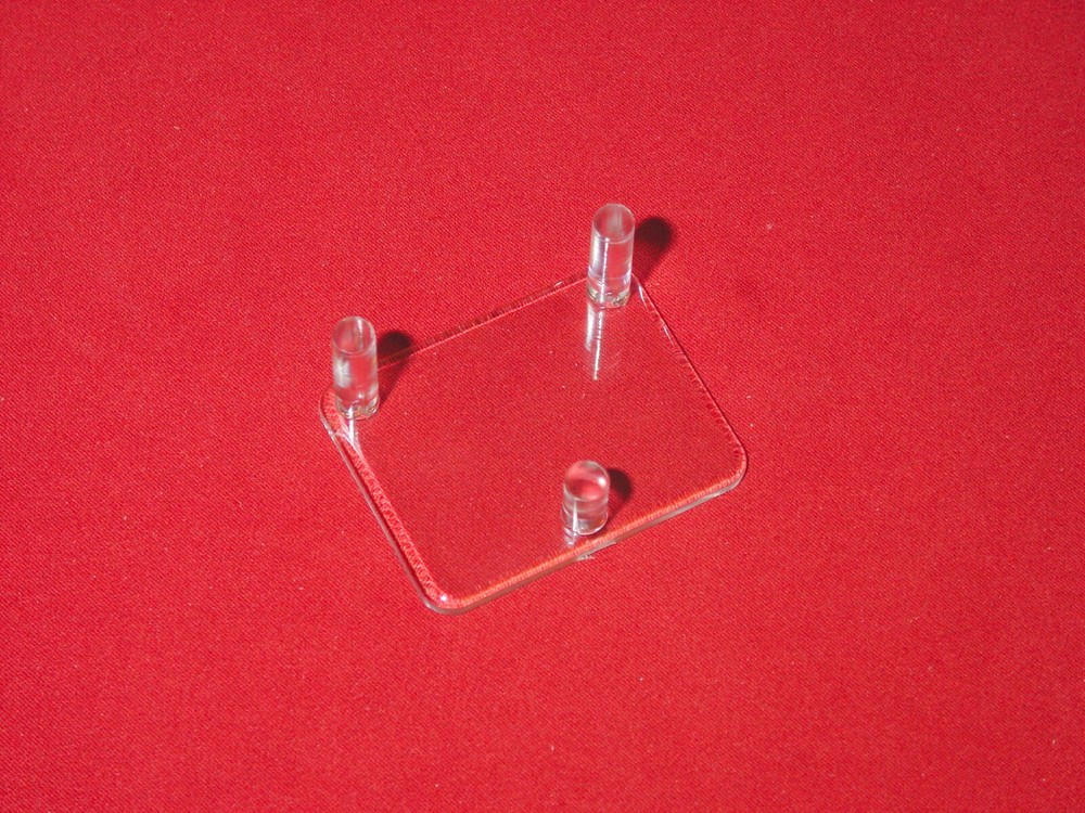 *3 Medium 2-1/2" Three (3) Peg Display Stand For Crystal Clusters