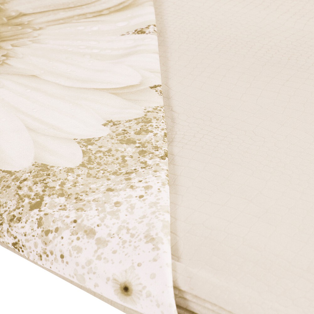 Full Bed Over Bed Sheet Set Solid Color Daisy Pillowcases