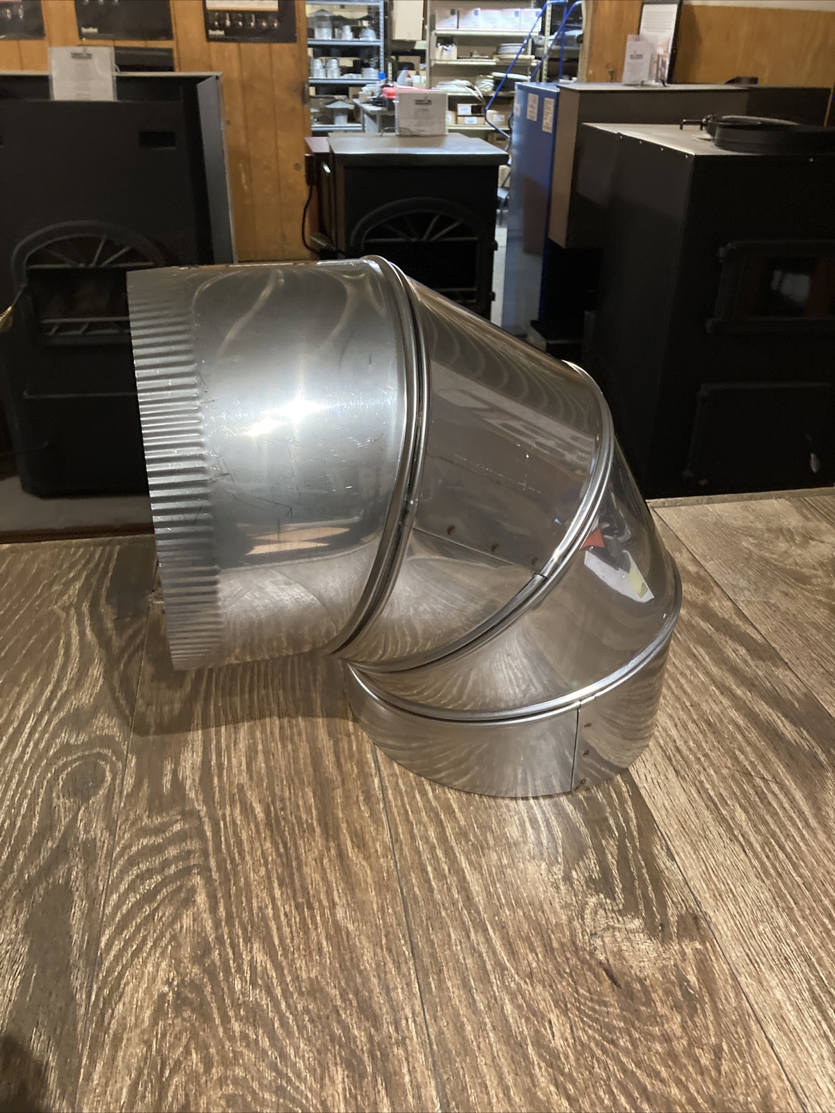 8” Stainless Steel Stove Pipe Chimney Adjustable Elbow