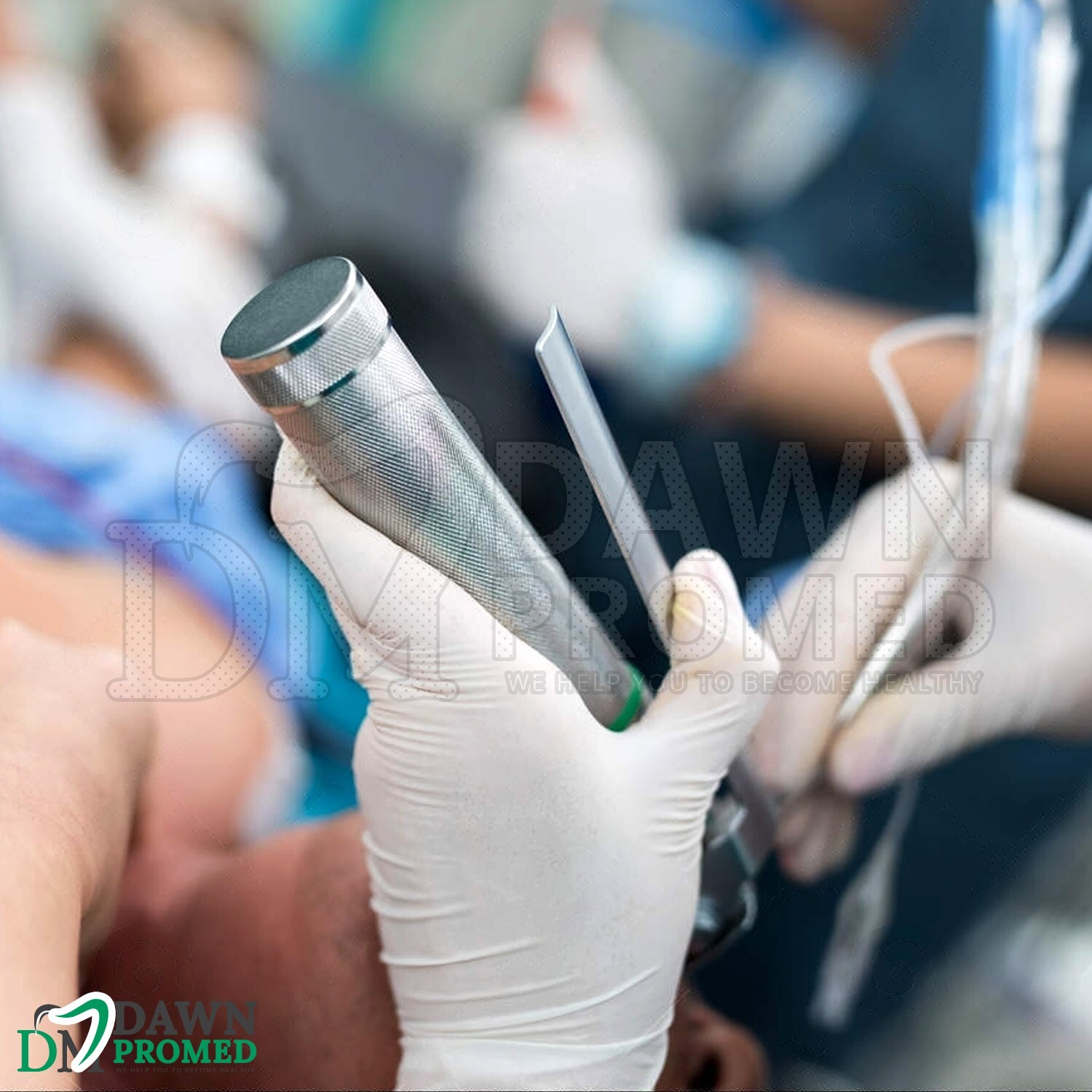 4 Pcs Mccoy Laryngoscope Flexi-Tip Fiberoptic Led Blade #2, 3, 4 Medium Handle