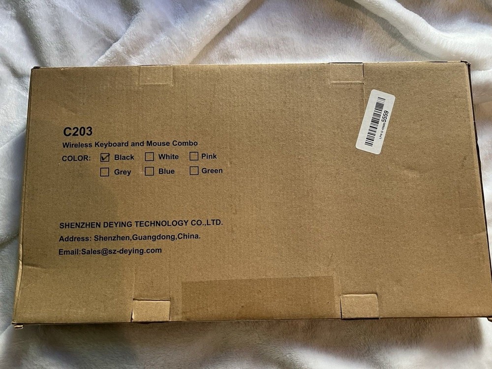 Wireless Keyboard and Mouse Combo, Full-Sized 2.4GHz