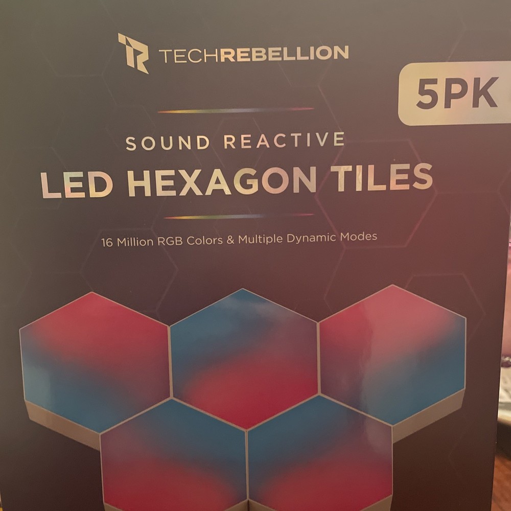 New tech rebellion Led Hexagon