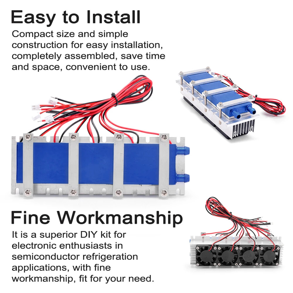 Semiconductor Small Air Conditioner Cooling System Electronic Refrigerator DIY