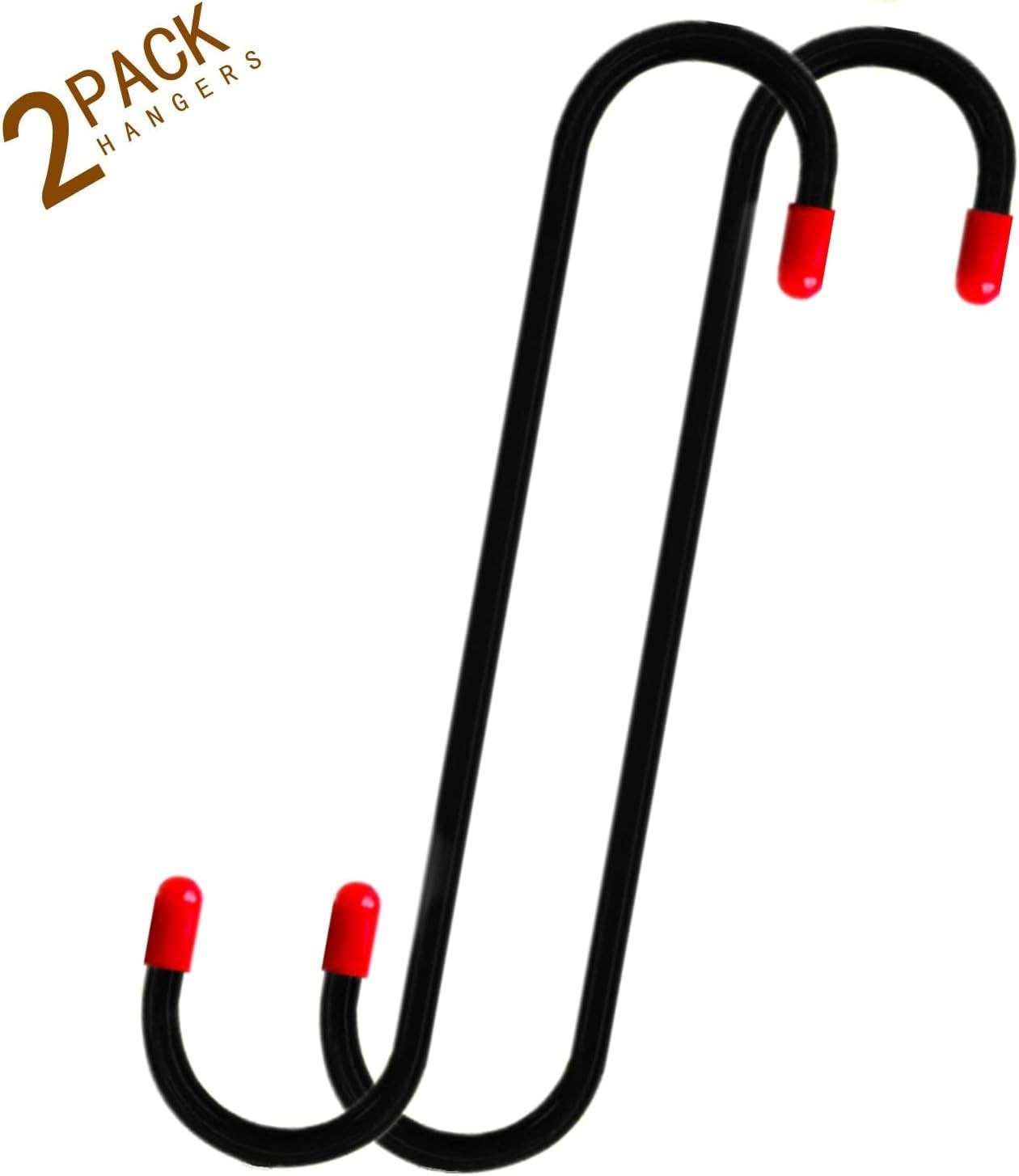 2 PCS Brake Caliper Hanger Hooks with Red Rubber Tips,Auto Brake Caliper Comp...