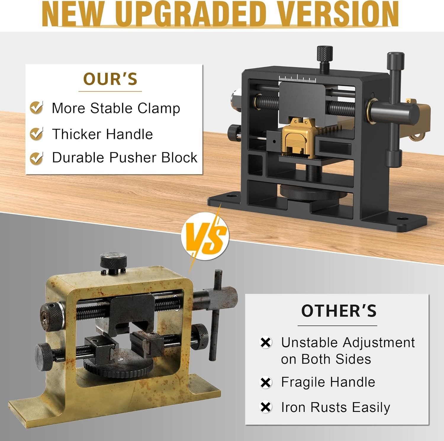 Heavy-Duty Sight Pusher Tool Universal for Handgun Sight Adjustment