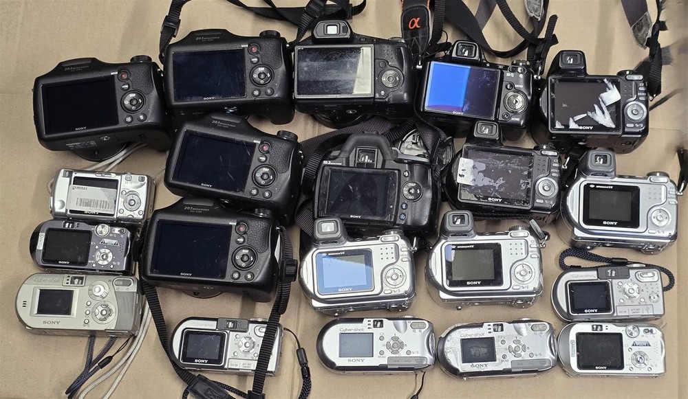 Sony Cameras Lot – 20x Mixed Models