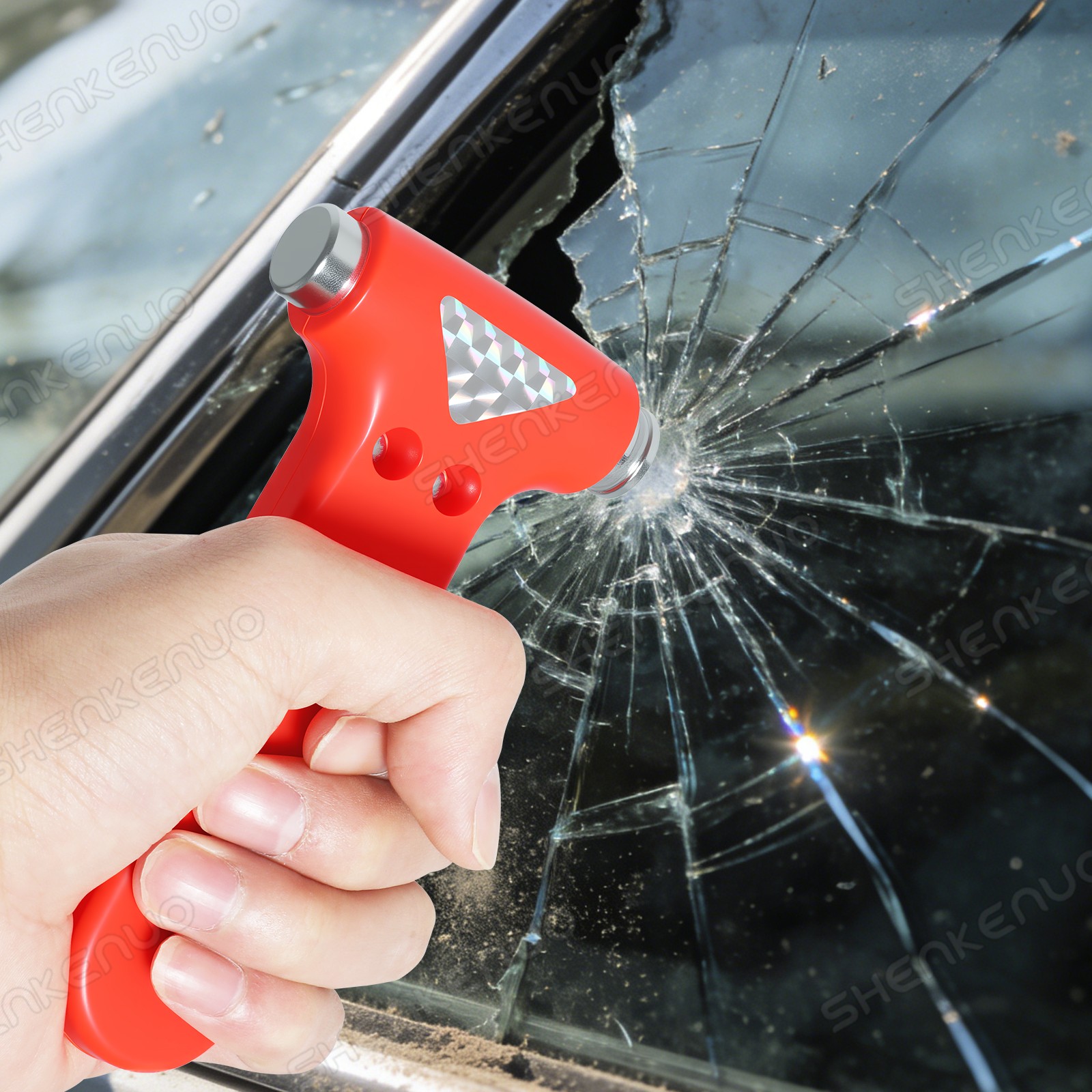 Car Safety Hammer Window Glass Breaker Seat Belt Emergency Escape Cutter Tool US