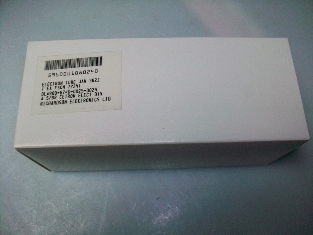 CETRON JAN 3B22 TUBES NOS