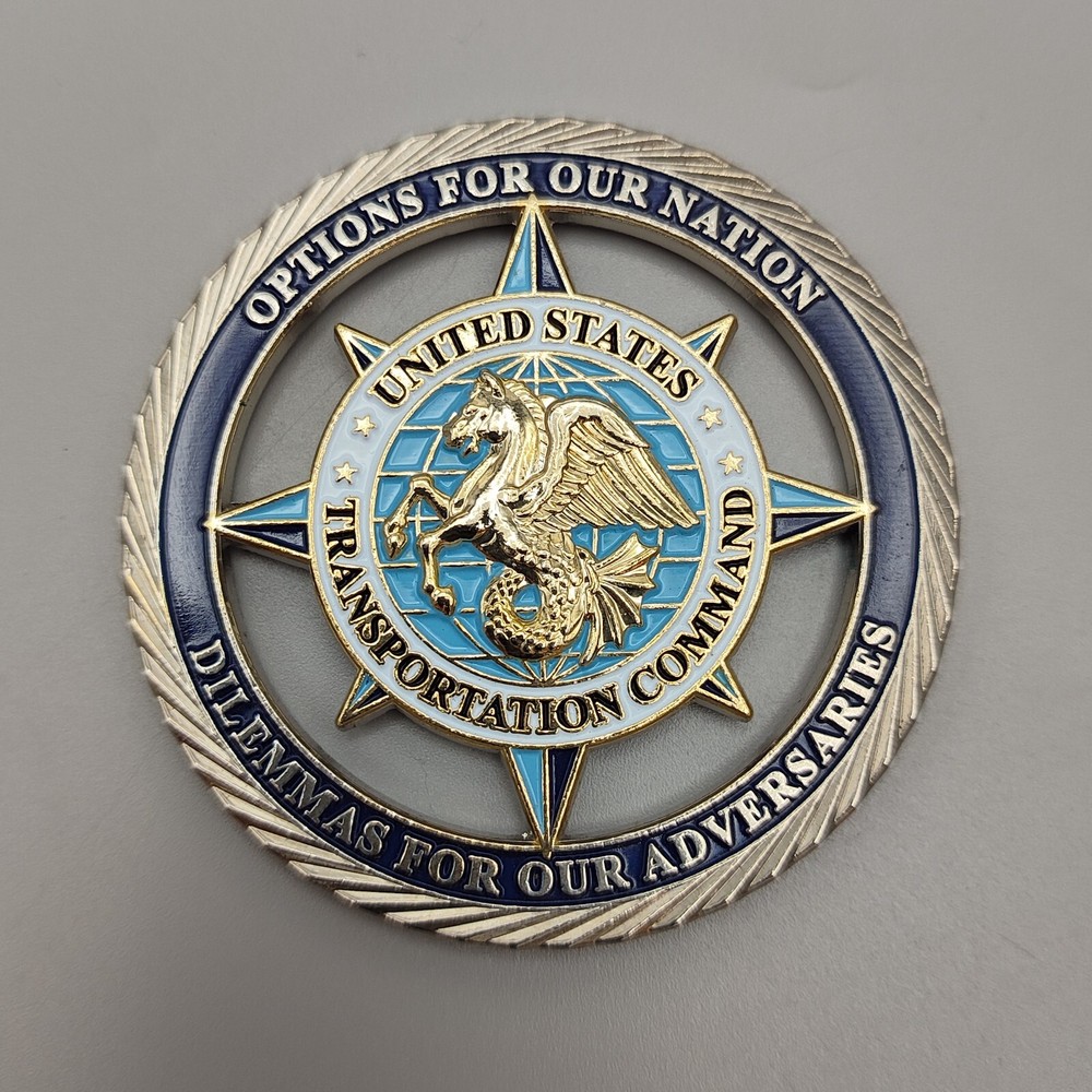 USN Transportation Command Challenge Coin