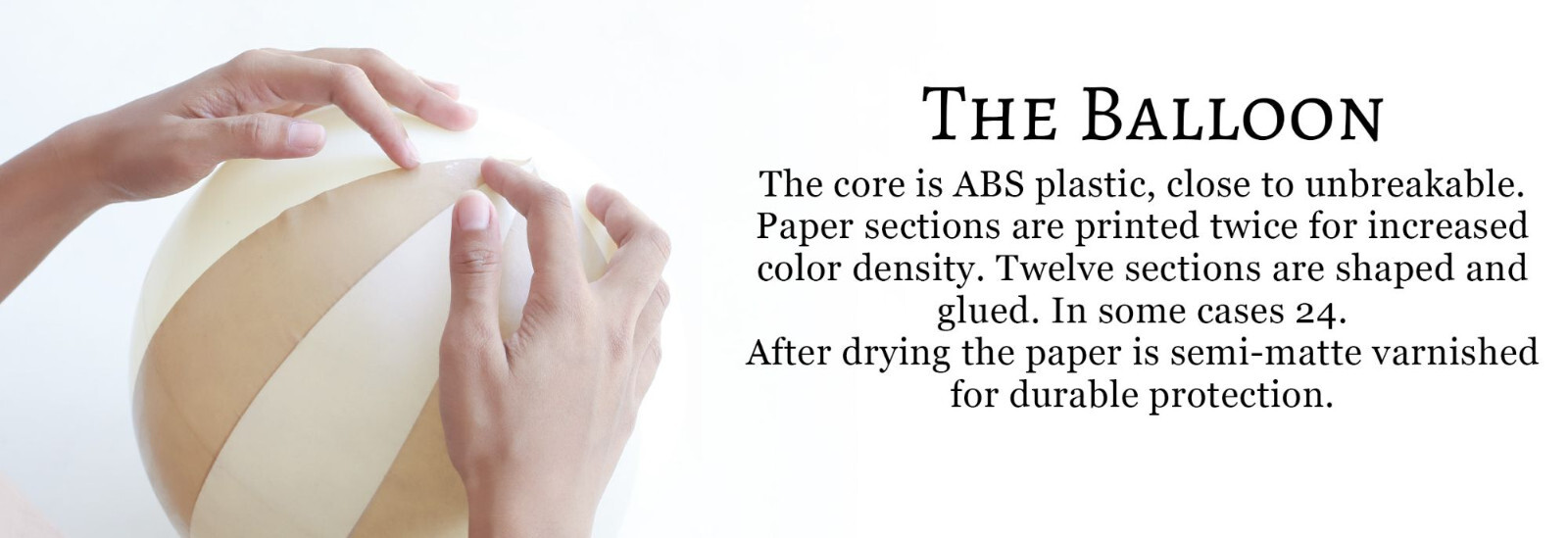 Hot Air Balloon Figurine Model Black & White Check 8" Hanging Ceiling Home Decor