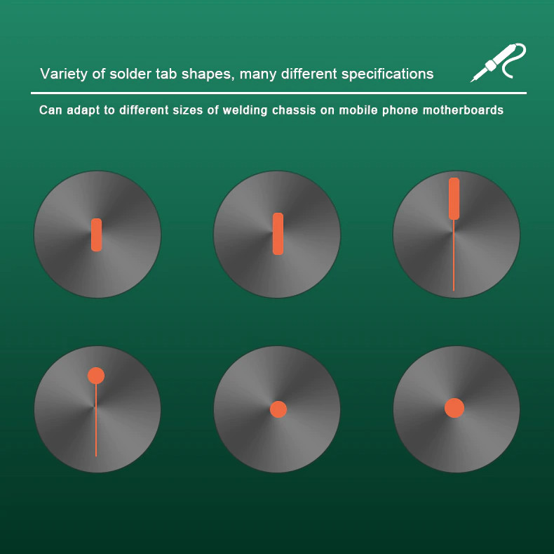 Micro Soldering Lugs Solder PCB Rework Trace Point Repair IC Pad Ripped BGA Tabs