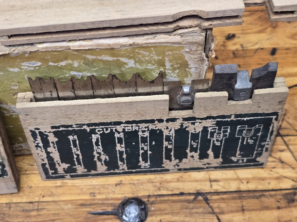 Stanley No. 45 Combination Plow Plane With Cutters And Box