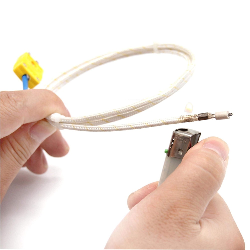 K-Type Thermocouple Wire for High Temperature Probe 2M Long Sensor Tool