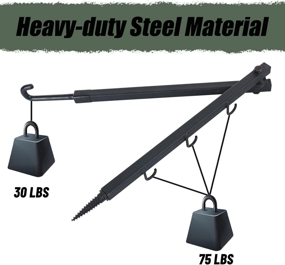 Highwild Tree Stand Bow Hanger Gear Holder Accessory A- Folding