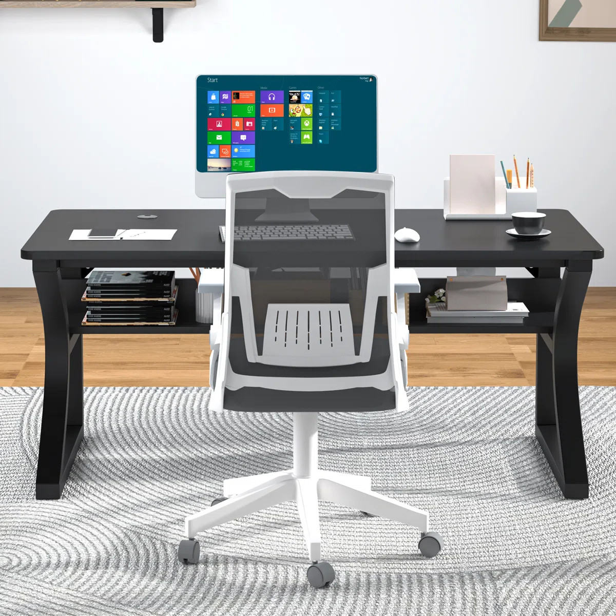 Writing Table Modern Study Work Computer Desk For Home And Office