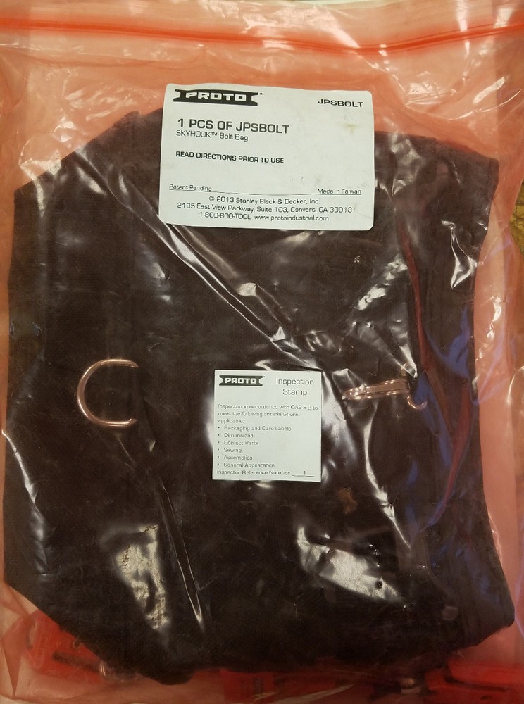Proto SkyHook Dual Dock Bolt Bag Kit (BLACK) JPSBOLT #WT-9B-E0149