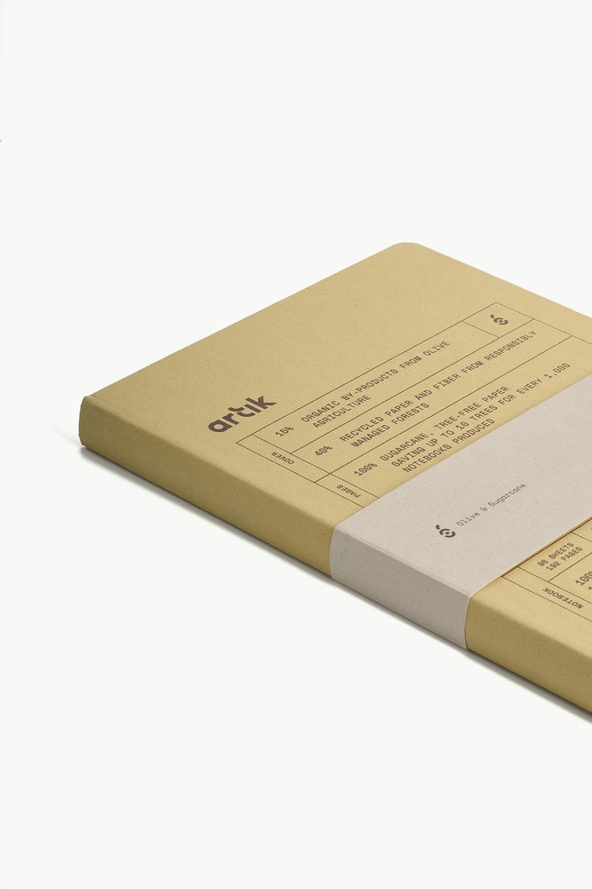 Artik A5 Notebook in Olive - Dotted- NEW