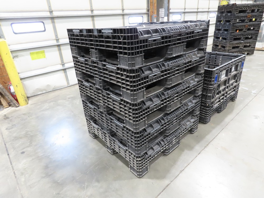 Orbis BulkPak Collapsible Bulk Container Bin 28.7 cu-ft 48 x 44.5" Stackable