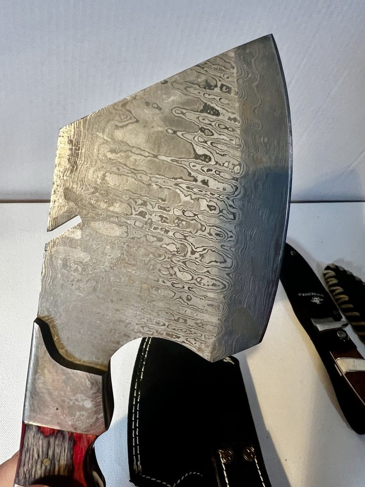 Damascus Hatchet- Full Tang Tomahawk