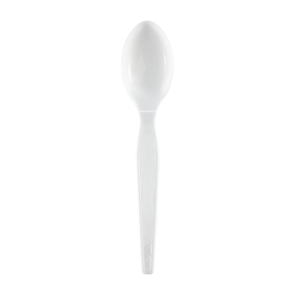 Dixie HW Polystyrene Spoons, White, 1000 per Case