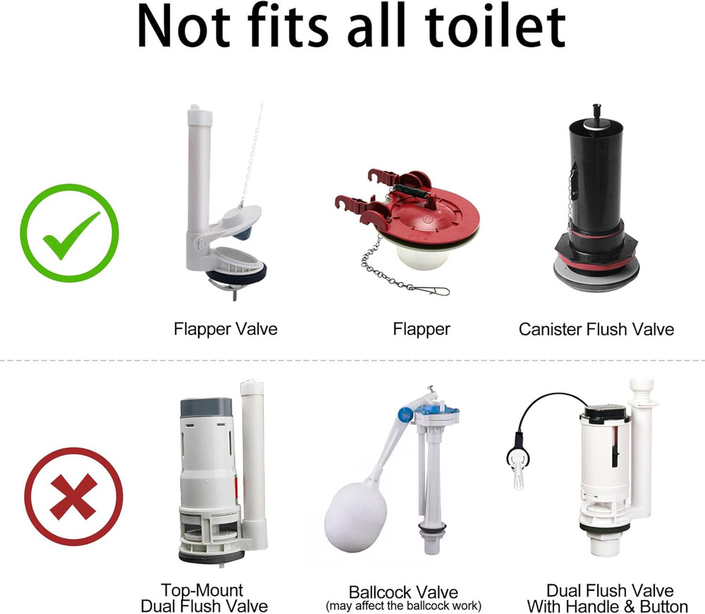 Touchless Toilet Flush Kit, Adjustable Sensor, 1256315 Adapt K1954, Automatic To