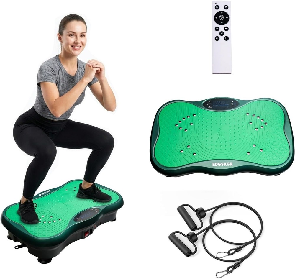 Vibration Plate Exercise Machine; Bluetooth; 330lb; Weight Loss