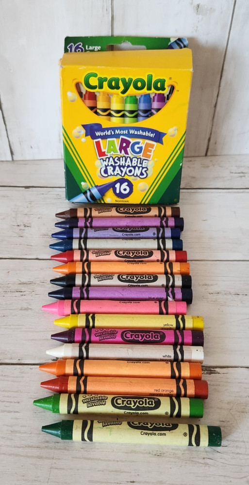 2011 Crayola Large Washable Crayons 16CT