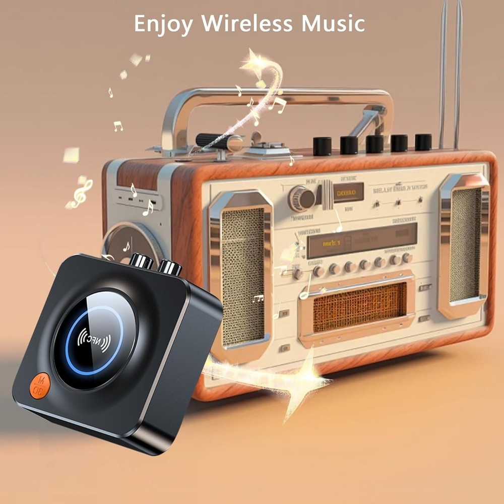 Bluetooth Receiver for Home Stereo, AUX RCA to Bluetooth Adapter for Old Speaker