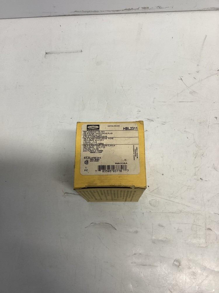 HUBBELL TWIST LOCK PLUG HBL2311 H-131