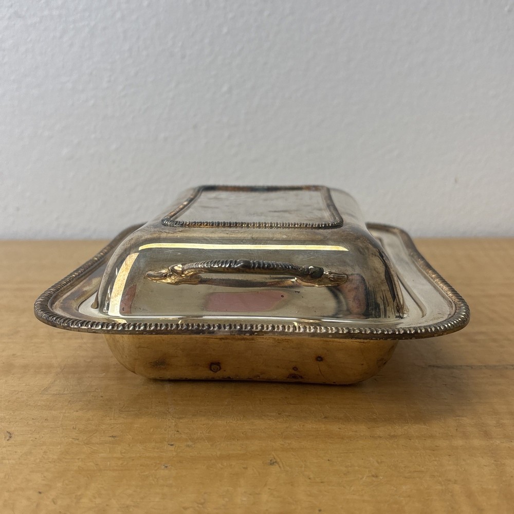 Crescent Silverware Covered Serving Dish 3139A